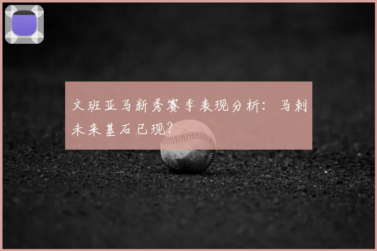 文班亚马新秀赛季表现分析：马刺未来基石已现？